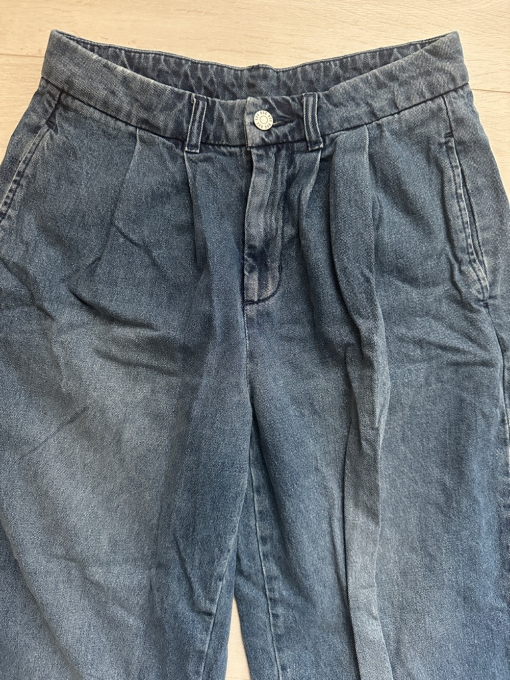 Urban Outfitters BDG Grandpa Baggy Trouser Jeans Pleated Pants Loose Fit Size27 - Picture 8 of 14